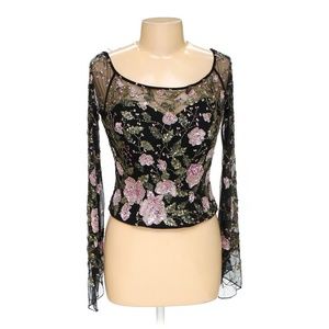 Alberto Makali Sequined Vintage Blouse